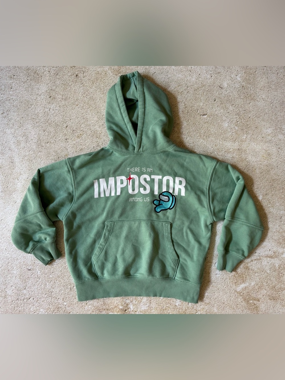 Zara x Among Us Imposter Hoodie 9-10